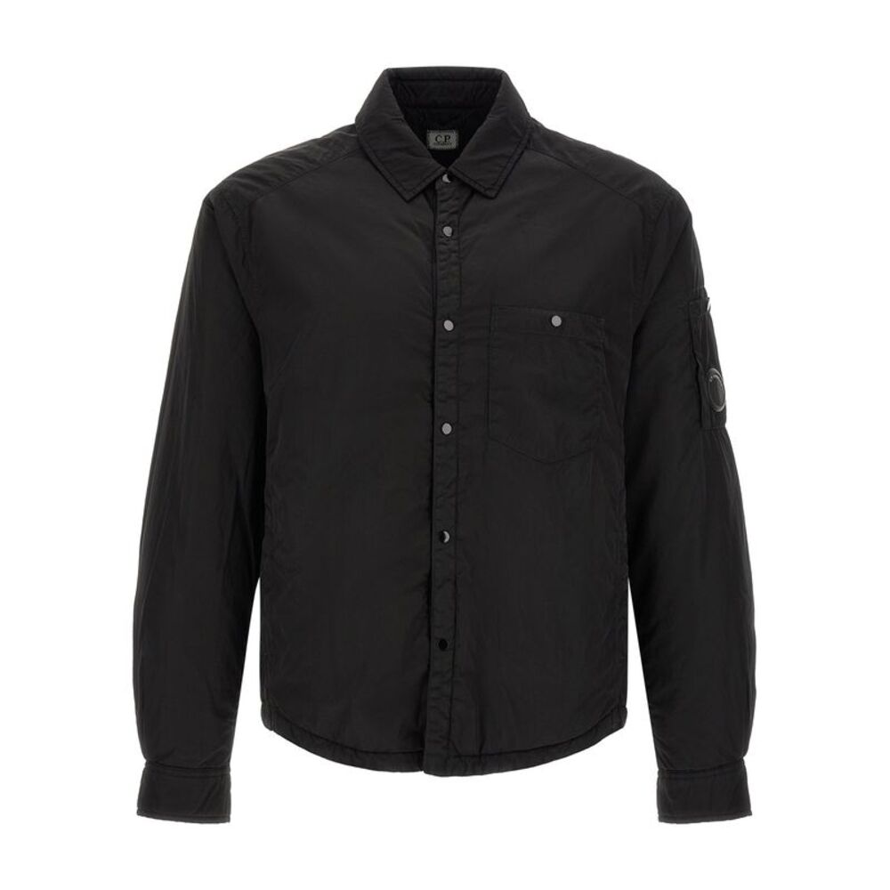 C.P. Company Black Polyamide Full-Length Men's Jacket